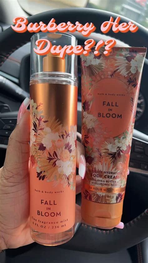 burberry her bath and body works dupe